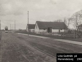 Mariendalsvej Lille Godthåb ved Fuglebakken 1905.jpg